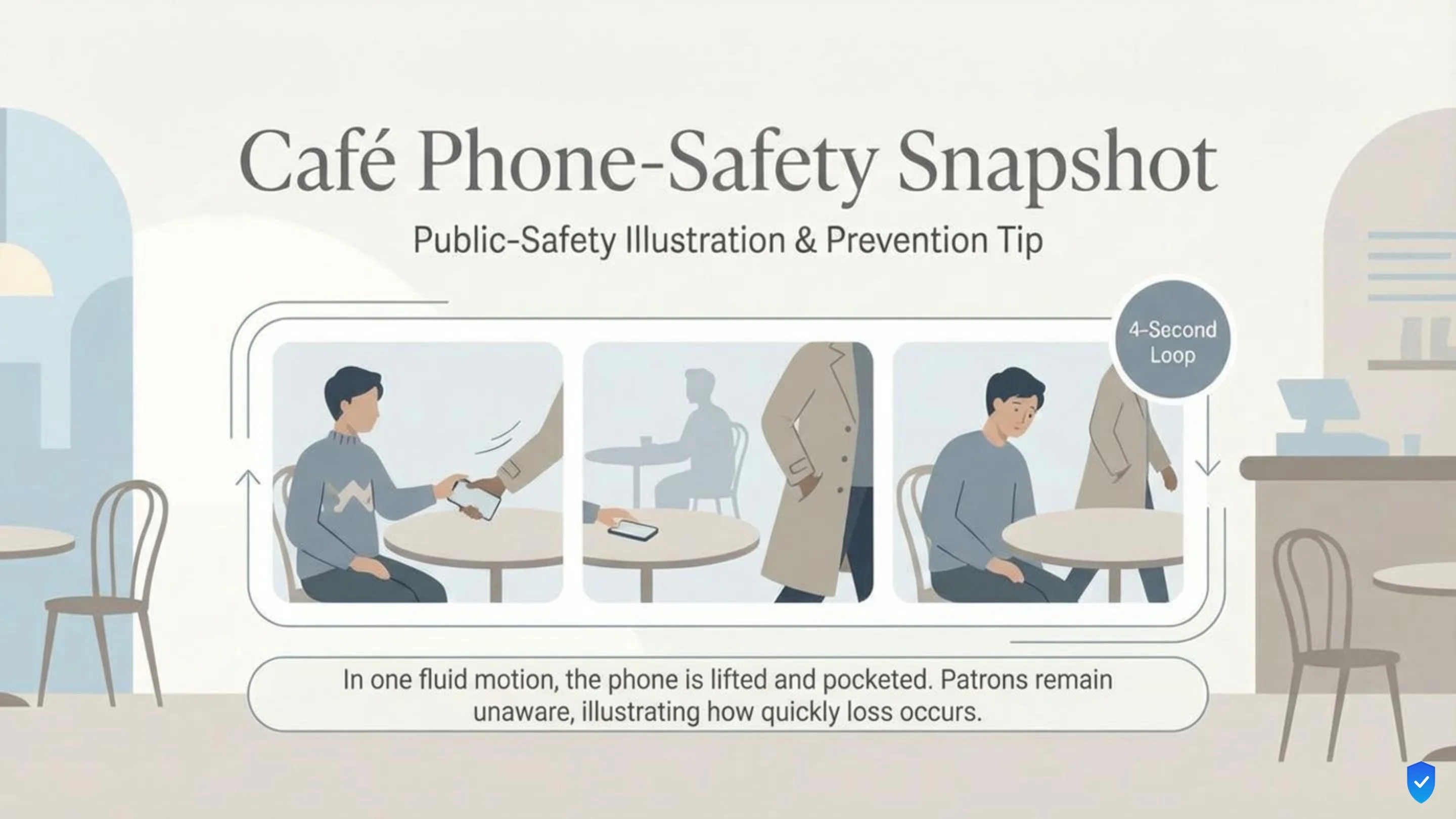Cafe Phone-Safety Snapshot